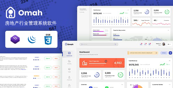 房产中介管理系统后台bootstrap模板网站管理系统模板